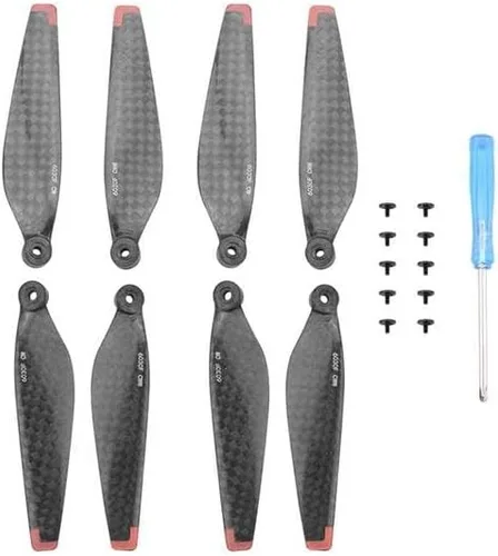 Vista 3 de Coyktonty Hélice de fibra de carbono para DJI Mini 4 Pro/Mini 3 Pro Drone Pequeño de bajo ruido Drone Hélices Accesorios