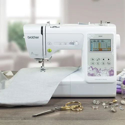Vista 2 de Máquina de coser Brother SE600, para costura y bordado