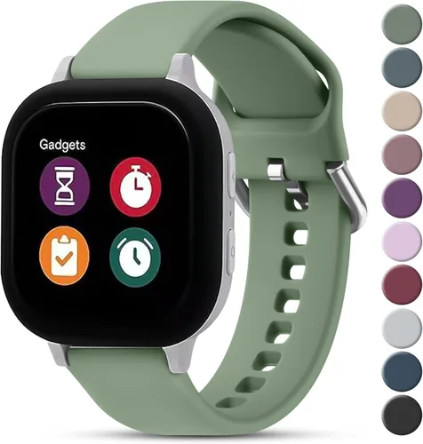 Vista 17 de Meliya - Correa de silicona de repuesto para reloj Gizmo Watch 3 2 1/Gabb Watch, Correa de reloj Gizmo Watch 20 mm suave impermeable de repuesto