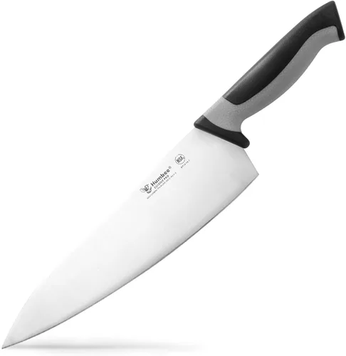 Vista 16 de Cuchillo de chef de 12 pulgadas, hoja de acero inoxidable de alto carbono certificada NSF – Mango ergonómico codificado por colores, cuchillo