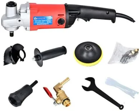 Vista 5 de fresadora mojada de piedra eléctrica 4" 1400W del agua de la amoladora del pulidor de la mano 220V