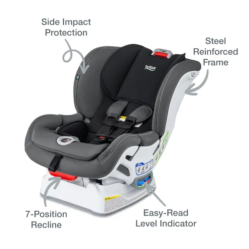 Vista 6 de Britax Marathon Clicktight - Asiento convertible para automóvil, SafeWash, color negro Mod