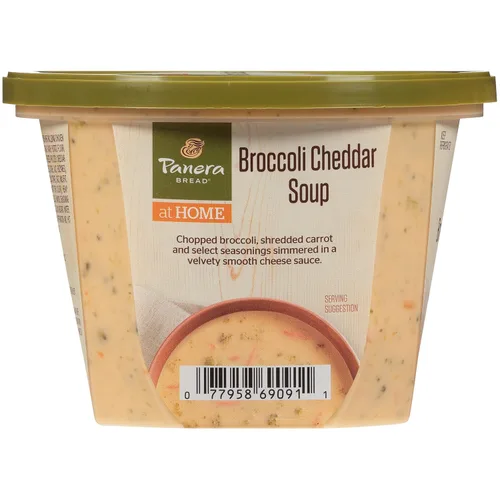 Vista 2 de Panera Bread Sopa Cheddar de brócoli, 16 onzas