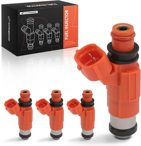 A-Premium Inyectores de combustible compatibles con Mitsubishi Mirage 1997 1998 1999 2000 2001 2002, Lancer 2002 2003, 1.8L 2.0L, gas, juego de 4,