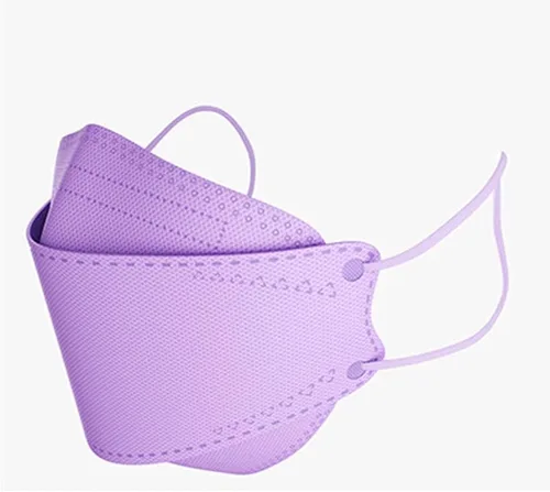 Vista 19 de Rmaytiked - 100 piezas de 4 capas KF94 máscaras faciales negras transpirables 3D, filtros de protección bucal