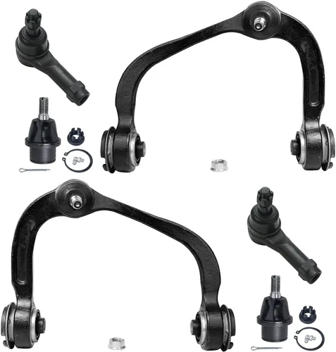Vista 163 de Detroit Axle - Kit de extremo delantero RWD para Chrysler 300 Dodge Charge Challenger 2011-2019, 2 brazos de control inferiores traseros 2 rótulas