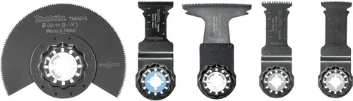 Vista 5 de Makita XMT04ZB 18V LXT Litio-Ion Sub-Compact Brushless Cordless StarlockMax Multiherramienta, Solo Herramienta y B-67197 5 Pc. Starlock Juego