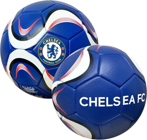 Icon Sports Chelsea - Balón de fútbol oficial para todas las edades, azul, tamaños 2, 4, 5