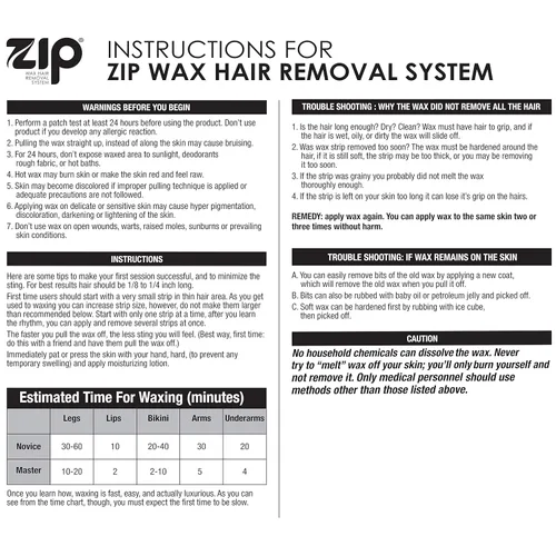 Vista 2 de Zip Kit de depilación de cera 7oz