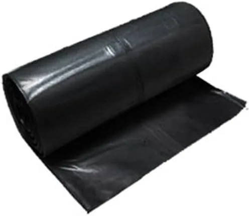 CWC Láminas de plástico de polietileno negro (4 mil, 10' x 100')