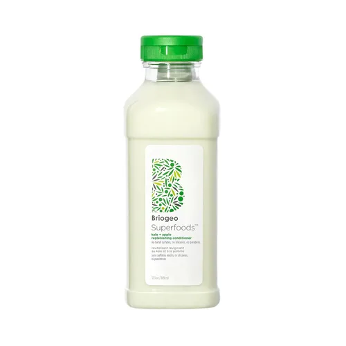 Briogeo Superfoods Kale + Apple Replenishing Conditioner for All Hair Types | Hydrating & Shine-Enhancing | Vegan & Cruelty-Free