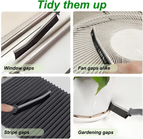 Vista 5 de Cepillo de limpieza de huecos, cepillo de limpieza de baño para espacios pequeños, cepillos de fregadero de cocina, cepillos de limpieza