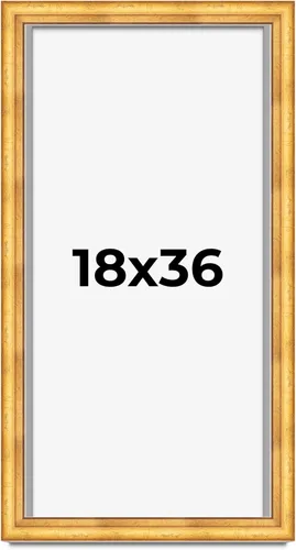 Vista 236 de Caja de sombra de 5 x 5 pulgadas, marco de exhibición biselado de hoja dorada Madera maciza 1.75 pulgadas de profundidad 1.75 pulgadas