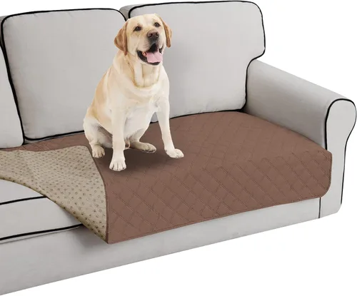 Vista 32 de Easy-Going - Funda impermeable 100% para cama de perro, manta antideslizante para mascotas para muebles, funda lavable para sofá, funda de repuesto