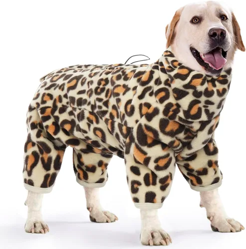 Vista 15 de ROZKITCH Abrigo térmico de invierno para perro, pijama de forro polar suave, resistente al viento, chaqueta cálida para clima frío, chaleco
