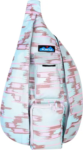 Vista 5 de KAVU - Bolsa de hombro cruzada, compacta y ligera, correa de cuerda