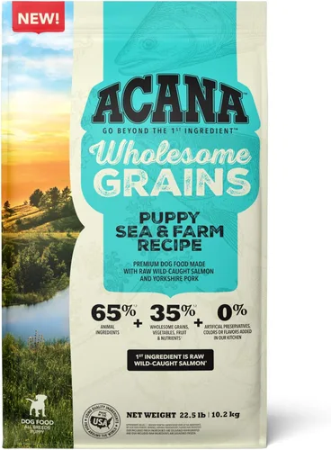 Vista 10 de ACANA - Receta para cachorros de perro, 4.5 libras Alimento seco para perros con alto contenido en proteínas y sin cereal, el embalaje puede variar