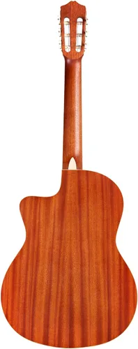 Vista 4 de Cordoba C4-CE Edge Burst Cutaway Guitarra clásica acústica eléctrica de cuerdas de nailon, Serie Iberia