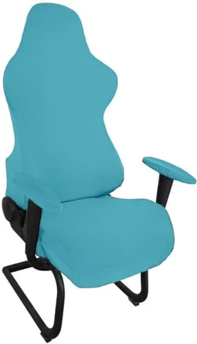 Vista 20 de Funda elástica para silla de juegos, lavable, funda protectora elástica para silla de juegos de oficina (color A: A)