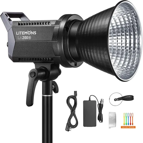 Vista 8 de Godox Litemons LA200Bi - Luz de video LED bicolor de 230 W, regulable 2800K-6500K CRI 96+ TLCI 97+
