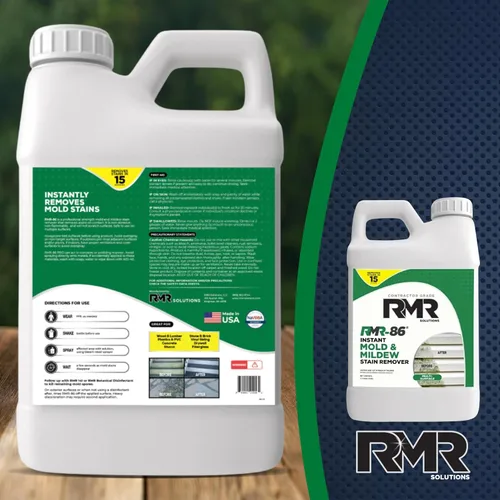 Vista 10 de RMR-86 - Removedor instantáneo de manchas de moho y hongos en aerosol - Fórmula sin refregar, 30 onzas líquidas