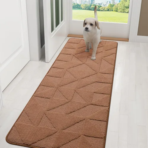 Vista 45 de OLANLY Alfombrillas para Puerta de Interior, Antideslizantes, Absorbentes, Resistentes a la Suciedad, Alfombrilla de Entrada Lavable, Felpudo