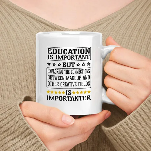Vista 127 de Taza de cerámica blanca de 11 oz - Adquirir habilidades prácticas mientras viajas es importante