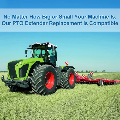 Vista 6 de Extensor de PTO mejorado para tractor 1-3/8" y 6 estrías hembra, 1-3/8" y 6 estrías macho 70HP para adaptador de conexión rápida para Bush Hog