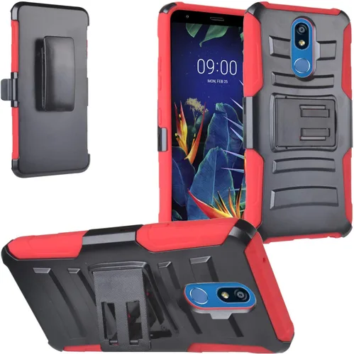 Vista 8 de Z-GEN - Compatible con LG K40, Harmony 3, Xpression Plus 2 (2019) LM-X420, LG Solo LTE L423DL - Funda de teléfono tipo cartera PU con tapa - CT5