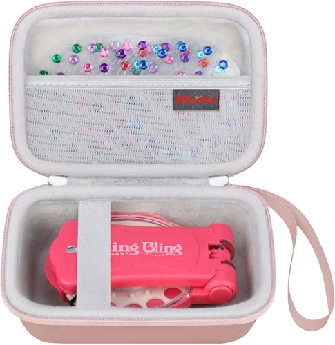 Elonbo Estuche de transporte para Blinger Dazzling Starter Kit, Blinger Kids Glam Collection Kit de iniciación, bolsa de almacenamiento, herramienta