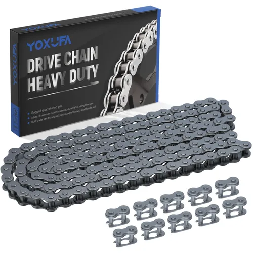Vista 10 de YOXUFA Cadena #35 para Mini Bike Coleman CT100U CC100X Baja Doodle Bug DB30 Motovox MBX10 MBX11 Mega Moto MM-B80 105cc Predator 79cc 97cc 100cc