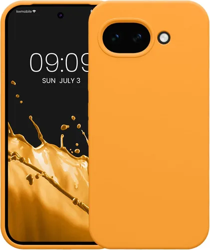 Vista 706 de kwmobile Funda Compatible con Google Pixel 6 Pro - Funda de teléfono de silicona TPU con acabado suave - Azul Arrecife