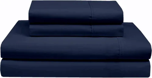 Vista 6 de Rajlinen Juego de sábanas de algodón Giza de tamaño individual, 100% algodón egipcio Giza certificado, juego de sábanas de lujo de 4 piezas