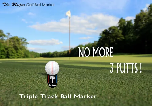 Vista 2 de Golf Ball Marker, Golf Alignment Ball Marker for Putting, Golf Divot Tool, Golf Training Aid Golf Accessories with Hat Clip, Cleaner, Club Holder