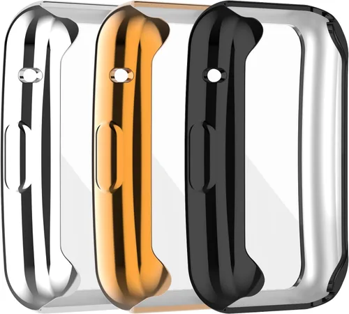 Vista 9 de TenCloud Fundas protectoras de pantalla compatibles con Huawei Watch Fit Accessories Covers Scratched Cobertura completa Funda protectora de TPU 7