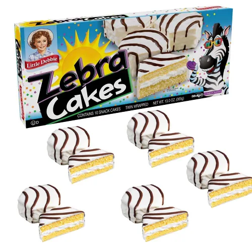 Vista 6 de Monroe Paquete de cuidado de caja de muestras de aperitivos para oficinas y dormitorios, pasteles de crema de avena, bollos de miel, brownies