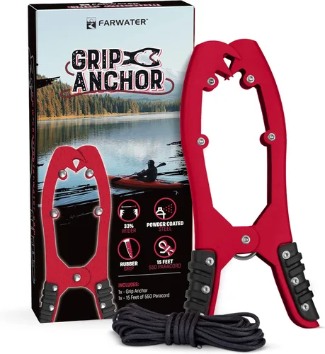 Vista 12 de Empuñadura de anclaje para canoa – barco, tubo de flotador y accesorios de pesca en kayak, equipo de kayak – Anclaje de abrazadera de cepillo