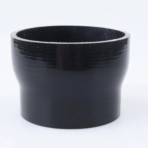 Vista 82 de AC PERFORMANCE ID de 1" a 1/2" (25mm a 13mm) Manguera de silicona recta reductora de 3 capas reforzada negra, 3" de longitud