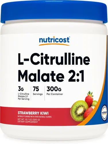 Vista 6 de Nutricost L-citrulina malato 2:1 (10.58 oz) (frambuesa azul)