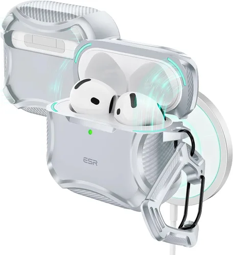 Vista 9 de ESR Funda para AirPods Pro 2, compatible con Funda de AirPods Pro de 2ª/1ª generación (2023/2022/2019), compatible con MagSafe, potente protección