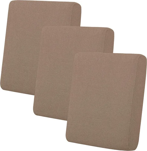 Vista 17 de Easy-Going - 4 Fundas de cojín elásticas para sofá seccional, izquierda/derecha, en forma de L, funda de asiento antideslizante, suave