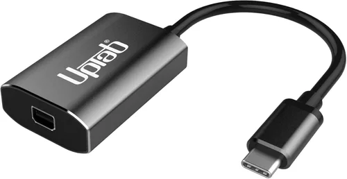UPTab Adaptador USB-C Tipo C a Mini DisplayPort 4K a 60Hz, Graphite