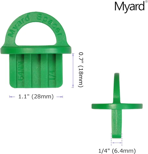 Vista 3 de Myard - Accesorios para macetas de madera maciza, DJS6.4 20pk
