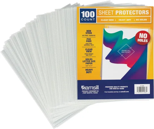 Vista 10 de [Usado] Samsill No Hole Sheet Protectors