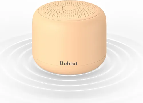 Vista 11 de Bobtot Altavoces Bluetooth portátiles con correa fácil de transportar, mini altavoz inalámbrico impermeable con sonido estéreo fuerte, 20 horas