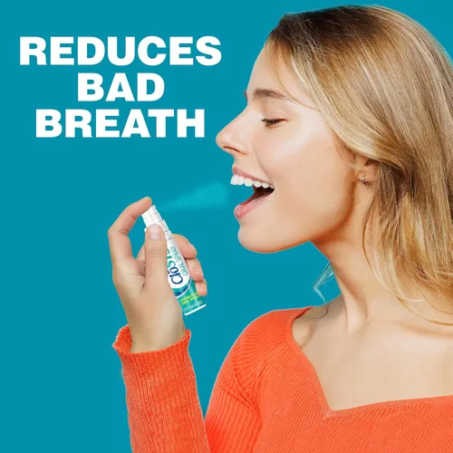 Vista 5 de CloSYS Spray bucal oral sin azúcar para mal aliento, pH equilibrado con sabor a menta, 0.31 onzas (9 unidades)
