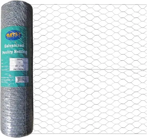 Vista 7 de MTB 20GA - Alambre hexagonal galvanizado para aves de corral, 12 pulgadas x 25 pies x 1 pulgada