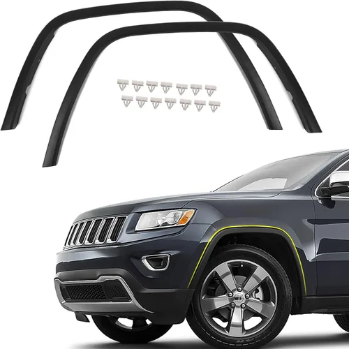 Vista 6 de FIONE Extensiones de Guardabarros de Rueda de Reemplazo Compatible con Jeep Grand Cherokee 2011-2016 Lados Izquierdo del Conductor Arco de Rueda