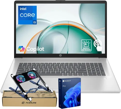 HP Essential 2026 - Laptop empresarial, pantalla táctil de 17.3 pulgadas, procesador Intel Core i5-1334U, 16 GB de RAM, SSD de 1 TB, Wi-Fi 6, W11