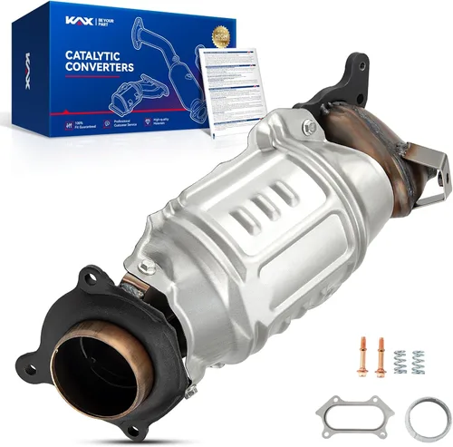 Vista 25 de KAX Convertidor catalítico de repuesto automotriz apto para entrada y salida universal de 2.25 pulgadas, reemplazo 53005 (compatible con EPA)